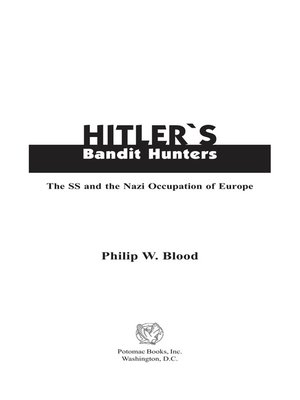 cover image of Hitler's Bandit Hunters